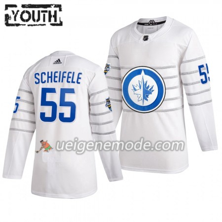 Kinder Winnipeg Jets Trikot Mark Scheifele 55 Weiß Adidas 2020 NHL All-Star Authentic